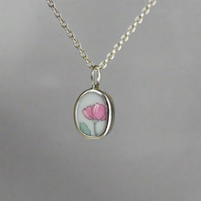 Load image into Gallery viewer, Pottery Charm - Pink Floral