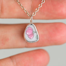 Load image into Gallery viewer, Pottery Charm - Pink Floral