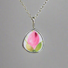 Load image into Gallery viewer, Pottery Charm - Pink rose