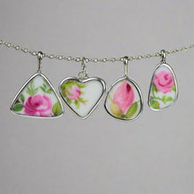 Load image into Gallery viewer, Pottery Charm - Pink rose
