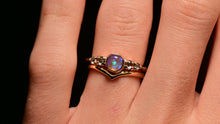Load and play video in Gallery viewer, Crystal Opal Stacking Rings