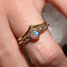 Load image into Gallery viewer, Crystal Opal Stacking Rings
