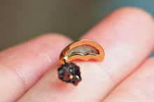 Load image into Gallery viewer, Australian Opal Moon Stud in 14k + Silver