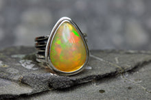 Load image into Gallery viewer, Ethiopianopalhoneypearringinsterlingsilverbycurtisrjewellery