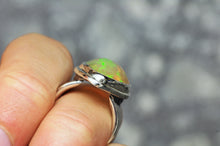 Load image into Gallery viewer, Ethiopianopalhoneypearringinsterlingsilverbycurtisrjewellery