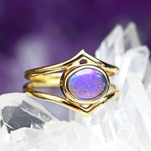 Load image into Gallery viewer, Crystal Opal in 14k Gold