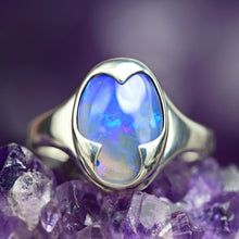 Load image into Gallery viewer, Crystal Opal Ring in Sterling Silver - Size 6
