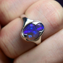 Load image into Gallery viewer, Crystal Opal Ring in Sterling Silver - Size 6