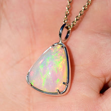 Load image into Gallery viewer, White Triangle Opal Charm