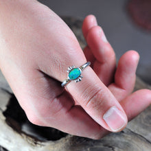 Load image into Gallery viewer, Boulder Opal Ring Sterling Silver 10k Yellow Gold Opal Jewelry Opal Engagement - Size 9
