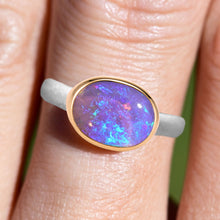 Load image into Gallery viewer, australian crystal opal cabochon gem quality by curtis r jewellery