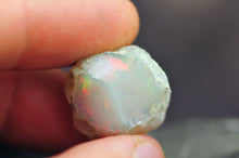 Load image into Gallery viewer, rare grey welo opal oval cut ring in solid 14k yellow gold handcrafted by goldsmith curtis r jewellery