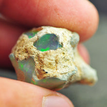 Load image into Gallery viewer, White Triangle Opal Charm