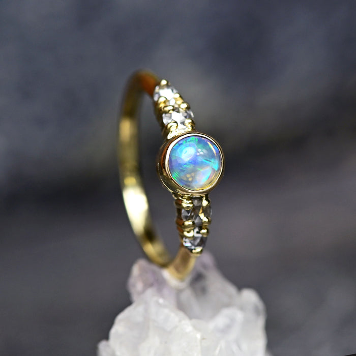 Crystal Opal Stacking Rings