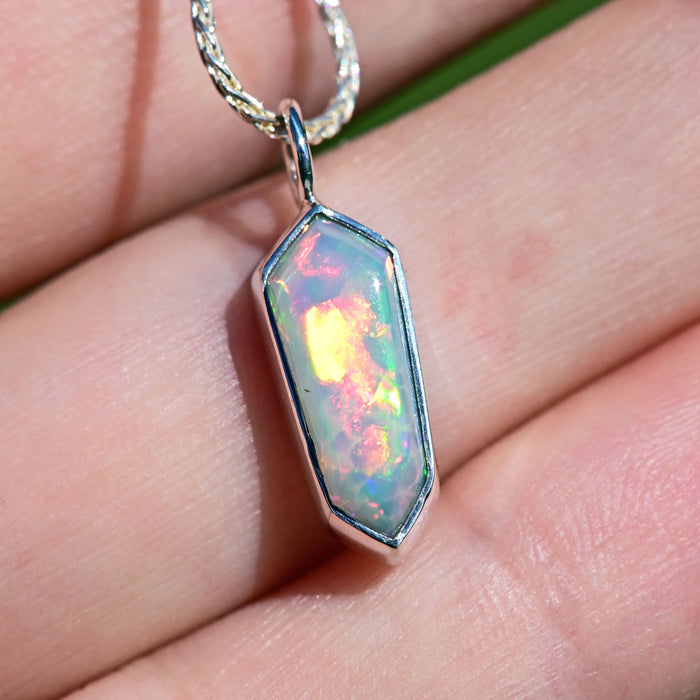 Opal Cage Necklaces — Lithic Design