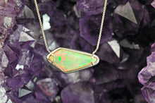 Load image into Gallery viewer, opal photography geometric opal pendant in sterling silver by artist curtis r jewellery
