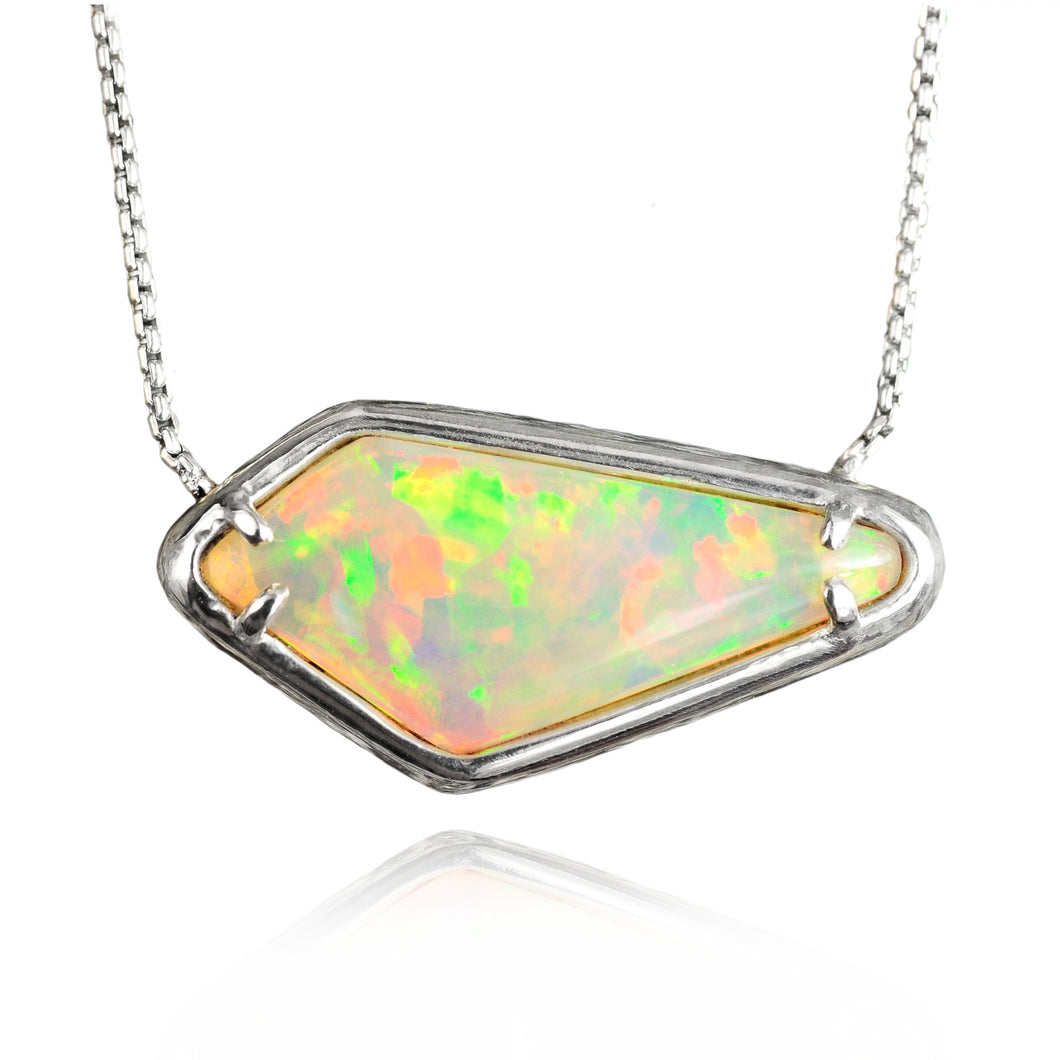 opal photography geometric opal pendant in sterling silver by artist curtis r jewellery