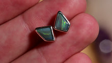 Load and play video in Gallery viewer, Australian Opal Studs in Silver
