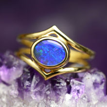 Load image into Gallery viewer, Crystal Opal in 14k Gold
